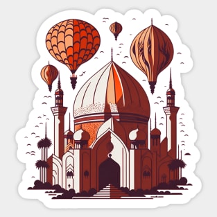 arabic landscape Sticker